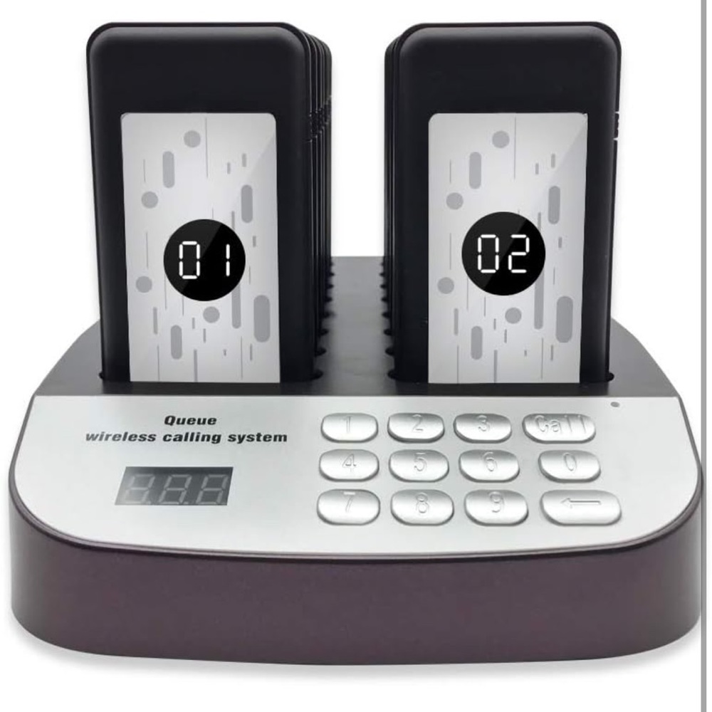 NOLAS 16 Social Distancing Keeping Pagers for Restaurants Paging System Coast